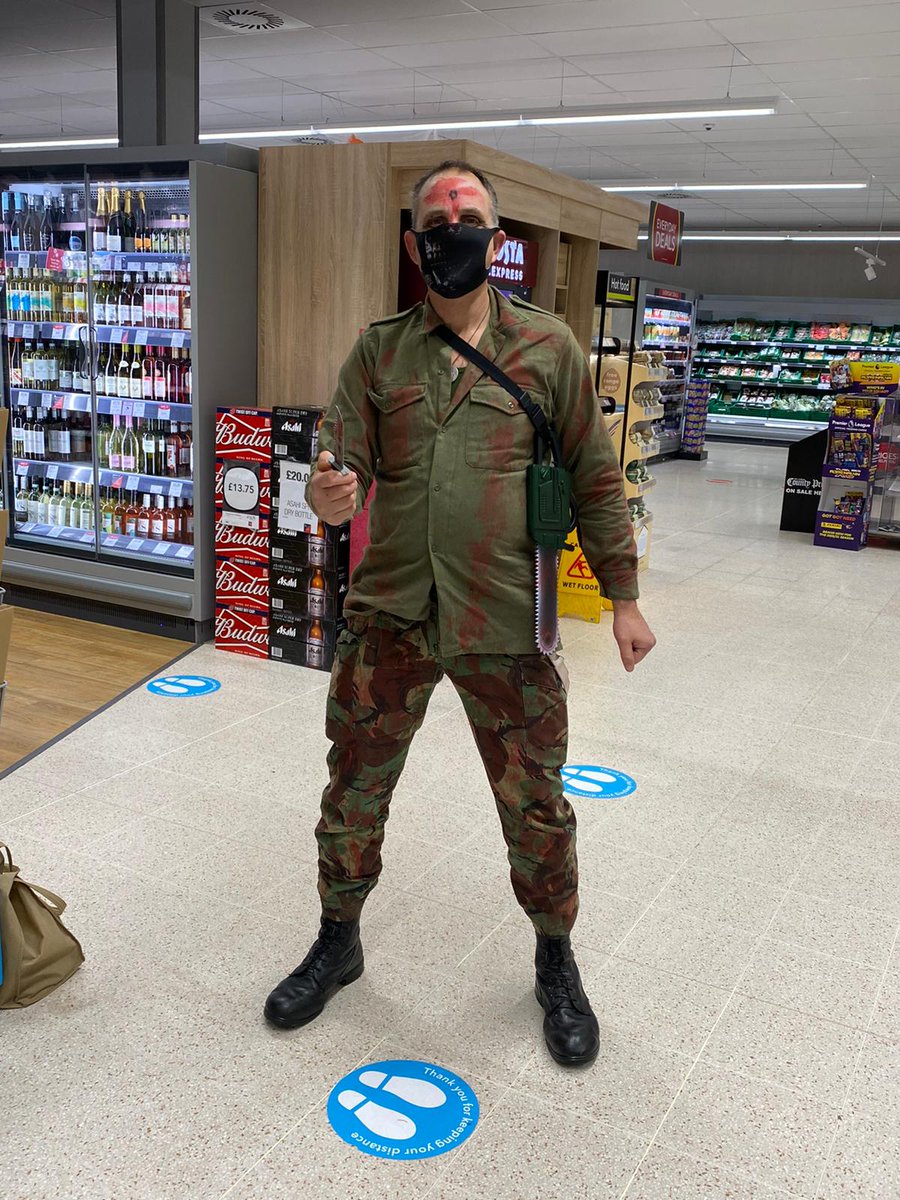 SabianeGrant's tweet photo. Some spooktacular things going on here in Anglesea Street store today, Pop on in to see these goulish characters! Don't forget we're holding a tombola, colouring competition &amp; guess how many sweets in the jar🎃👻😈 @_westie1970 @ColinHayward20 @PeterBatt3 #Halloween #teamsouth https://t.co/bOVnyPeSN5