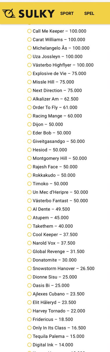 Al09Anders's tweet photo. Över 1900 tittar på @travronden sändning om #proppengate
Plus X antal via @Aftonbladet
@SvenskTravsport berättar att alla hästar som Propulsion besegrat flyttas upp i resultatlistorna och pengarna utbetalas i december❗️
Listor tagna från oumbärliga tidningen @SulkysportAB https://t.co/wj0Nc1d1FT