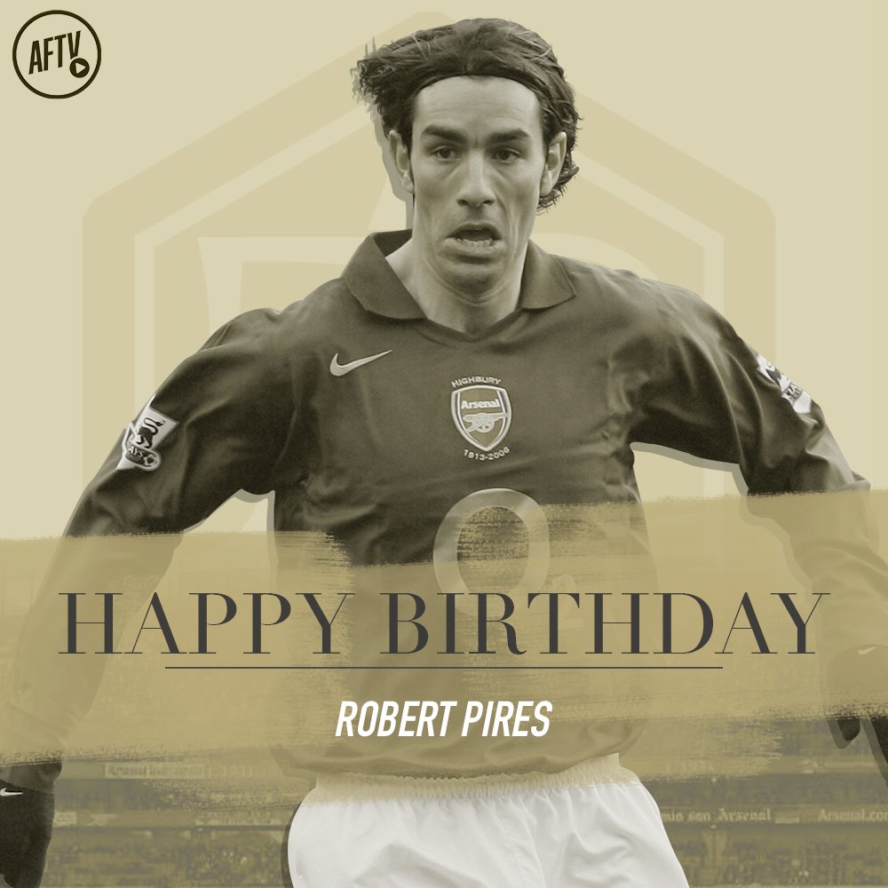 Happy birthday Robert Pires,

The footballer with two left legs that dazzles. 