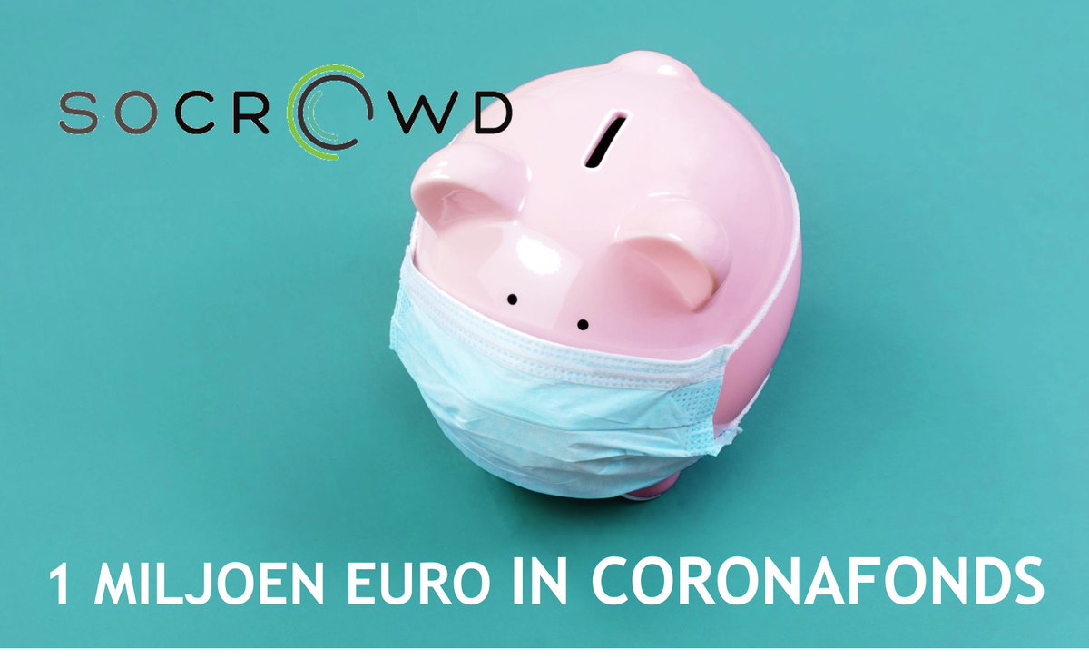 Goed nieuws: we verlengen ons Coronafonds 🥳🥳 .
We laten het fonds met daarin 1 miljoen euro langer lopen. Dit om sociale en duurzame organisaties in deze periode te ondersteunen, met een renteloze lening tot 150.000 euro.   Meer weten? => socrowd.be/coronafonds.