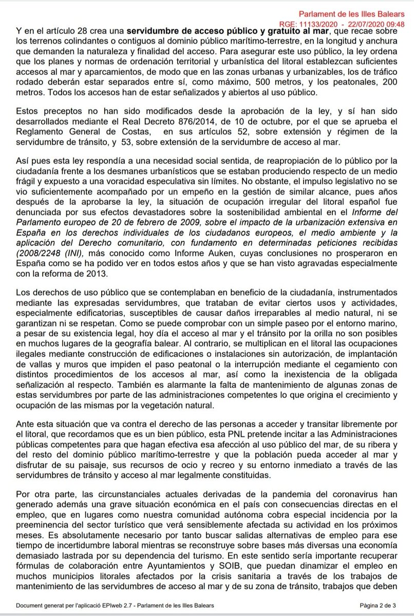 AlternativaArta's tweet photo. 👏💚💙
Molt bé @pjimfer, tan de bo s'hi comprometin ferm les administracions @mitecogob @del_illes @Treball_Goib @cmat_ib:
"La proposta no de llei aprovada té un doble objectiu: impulsar la protecció del Domini Marítim i Terrestre i donar feina a aturats."
https://t.co/yBZGt5P4Mh https://t.co/hc1skaTajE