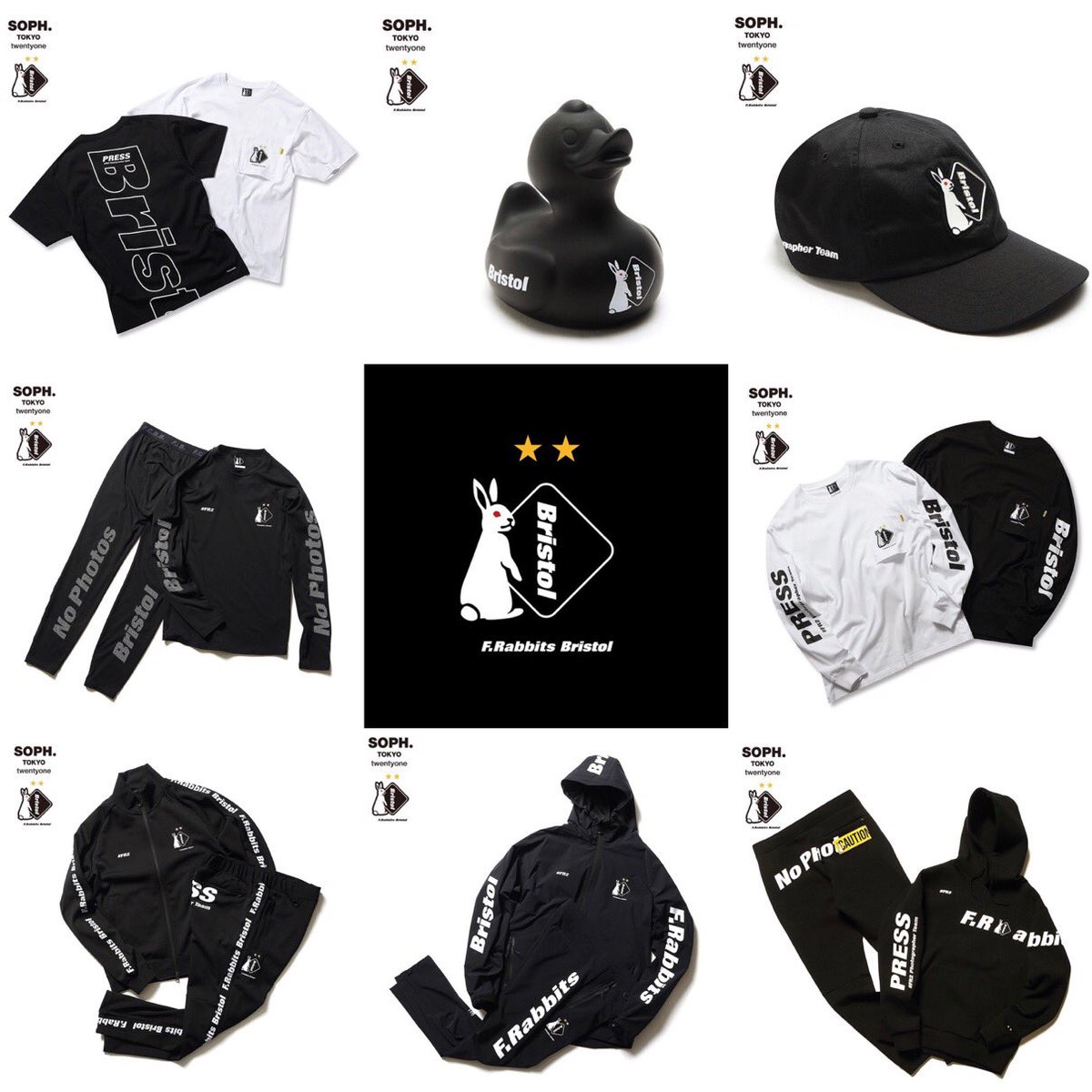 上下 コラボ ブリストル セットアップ FR2 エフアールツー FCRB