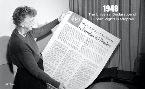 The Universal Declaration of #HumanRights is a milestone document in the history of human rights, setting out fundamental human rights to be universally protected. It has been translated into at least 523 languages, making it the most translated document in the world. #TBT https://t.co/mnOqMH5E7z