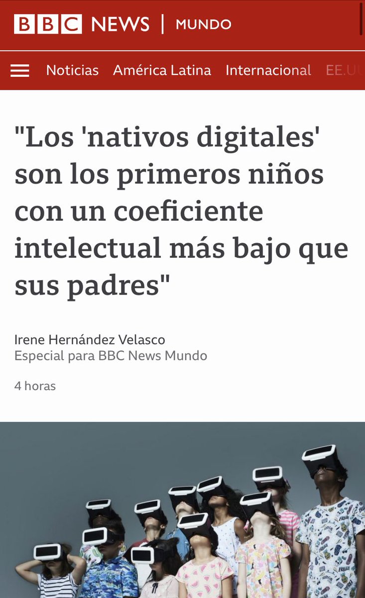 marcelamomberg's tweet photo. Nunca existieron los “Nativos Digitales”, mito urbano que nos llevó a dejarlos solos en la web. Más que preocuparnos debemos ocuparnos, los vicios digitales de la Orfandad Digital son complejos y se acentúan con el paso de los años https://t.co/IiYwHAWVM0