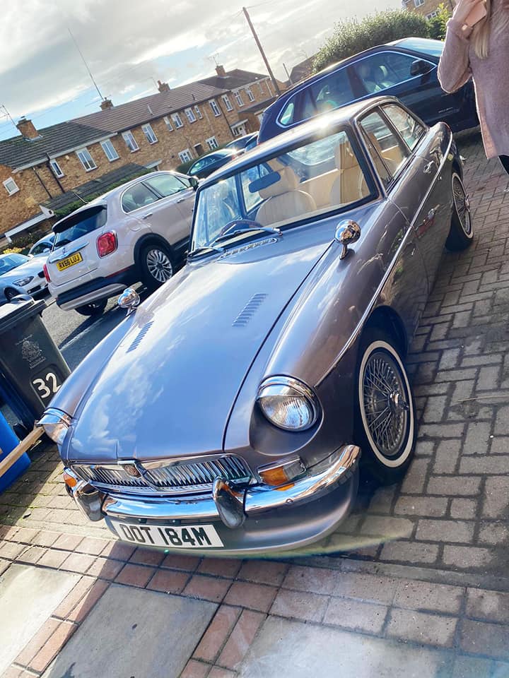 ALEKirton's tweet photo. @TheEddChina Don't suppose I could get a shout out for my amazing Dad who has just finished restoring his MG BGT after 2 years! :) :) It's truly incredible, he is completely self taught and not had a single bit of help creating this beauty! https://t.co/BtVLCRQZtU