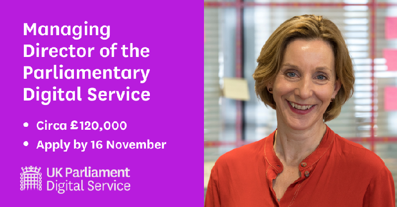 ParliDigital's tweet photo. Are you an exceptional leader in digital, data and technology? 👨🏽‍💻👩🏾‍💻

Apply now to be our new Managing Director 👇🏾