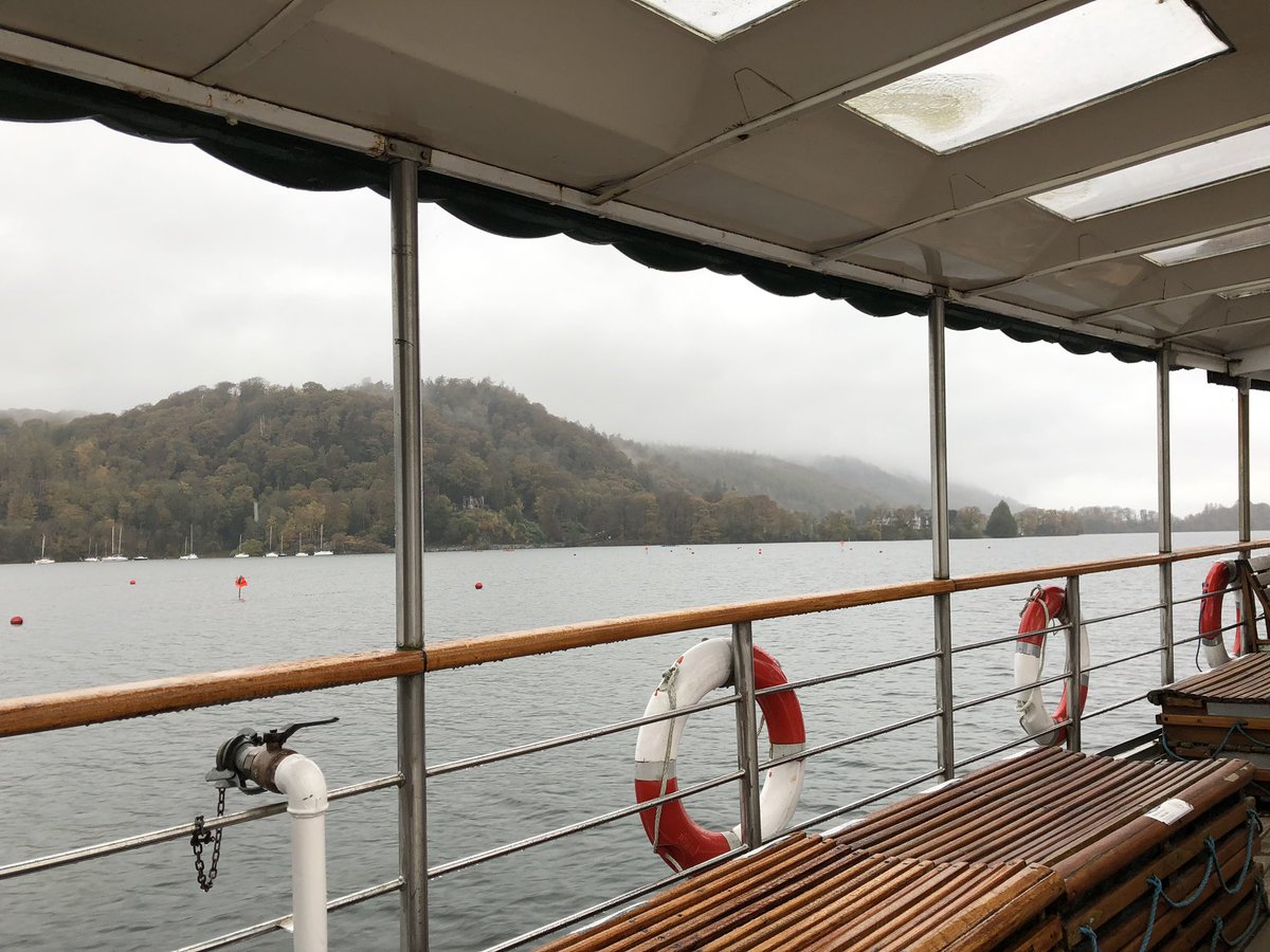 Cartmelsquare's tweet photo. Nice way to travel to friends for coffee @Windermereboats. Let’s hope @DoctorBrews have got freshly baked banana bread this morning.....? 🤗🤗 https://t.co/bFNObbOlJb