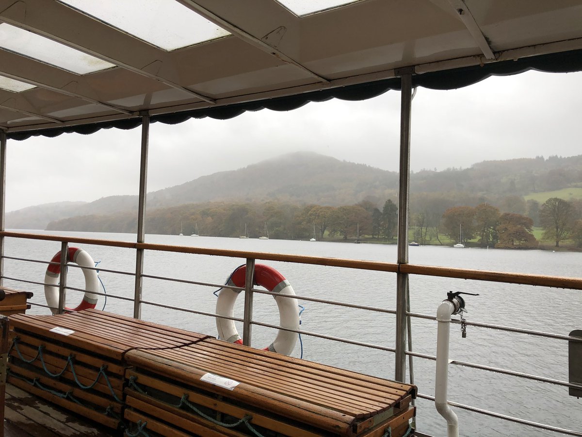 Cartmelsquare's tweet photo. Nice way to travel to friends for coffee @Windermereboats. Let’s hope @DoctorBrews have got freshly baked banana bread this morning.....? 🤗🤗 https://t.co/bFNObbOlJb