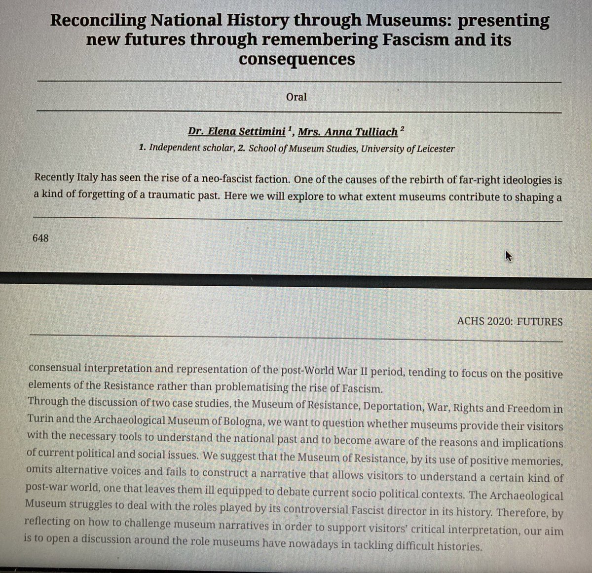 Dr Elena Settimini tweet media