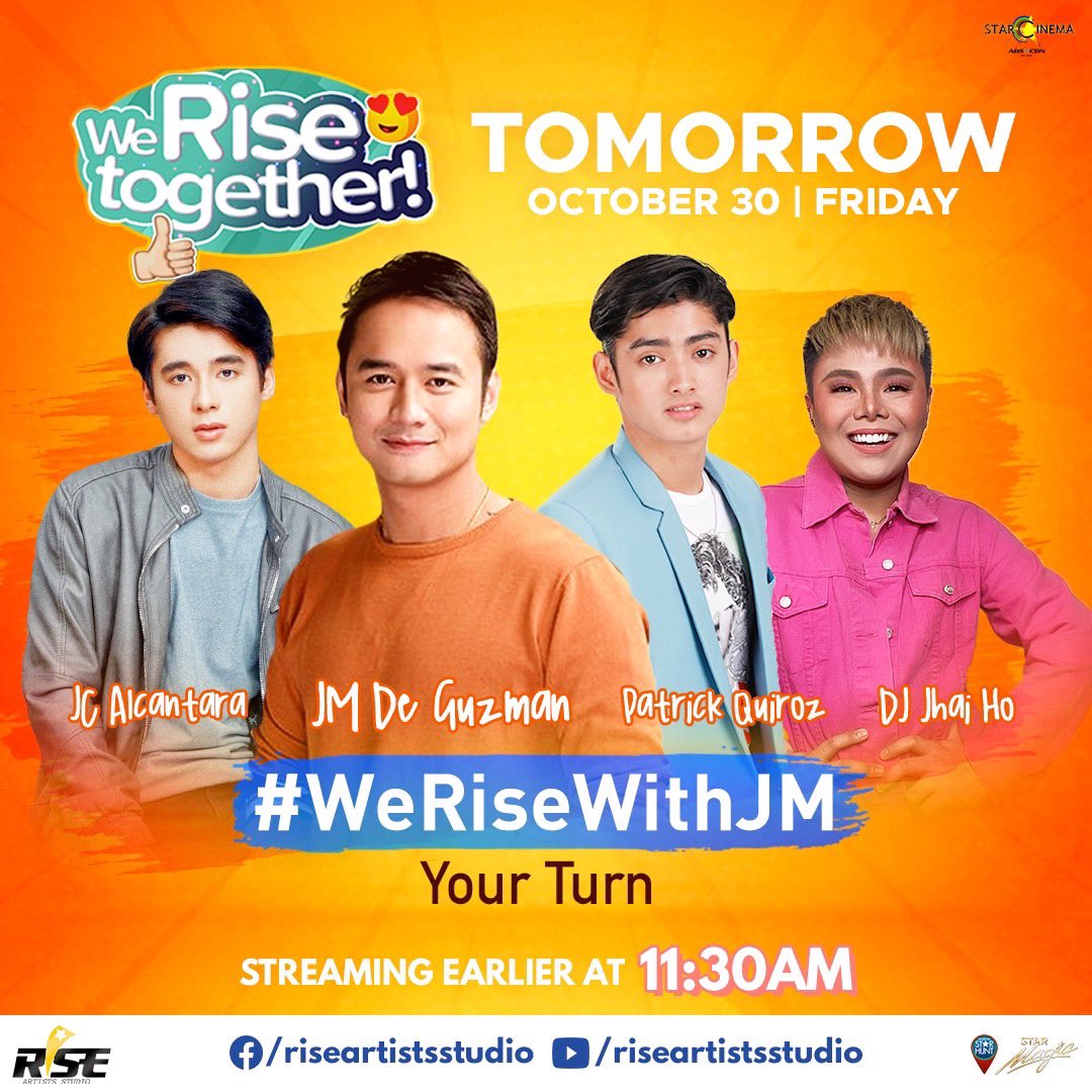 riseartistsph's tweet photo. happy halloween with the #UTurn star jm de guzman on #WeRiseTogether tomorrow! ✨

11:30 am on https://t.co/WnaAKpdsTz and https://t.co/LK7aRtdCFK! https://t.co/vEq5pNfpQO