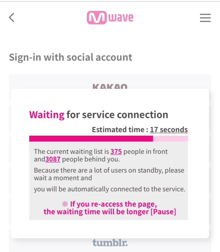  Login/Signup1. Go to  http://2020mama.com 2. Select the SNS account you will use ( You can maximize 10 SNS accounts per IP address3. Wait for the service connection(DO NOT EXIT)