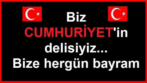 #BenimAdım29Ekim
#BekirCoşkun 🙏
Onu durduramazsın...
Kendine benzetemezsin...
Yönünü değiştiremezsin...
Önüne geçemezsin...
Tersine çeviremezsin...
*
Çünkü o...
Aydınlıktır, ışıktır, barıştır, sevgidir,
saygıdır, çağdaşlıktır, demokrasidir,
özgürlüktür, bağımsızlıktır. https://t.co/L4wo36AaQs