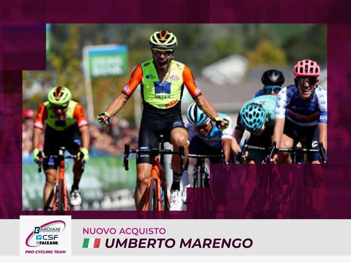 🚴🏻‍♂️ 🤝 Oggi diamo un doppio benvenuto nel team 2021 a Umberto Marengo e Andrea Garosio! 
Salgono così a 8 i volti nuovi per la prossima stagione!
📰 Leggi la news completa e le dichiarazioni: 👇🏻
bardianicsf.com/news/bardiani-…
#GreenTeam #ItalianTeam 🇮🇹