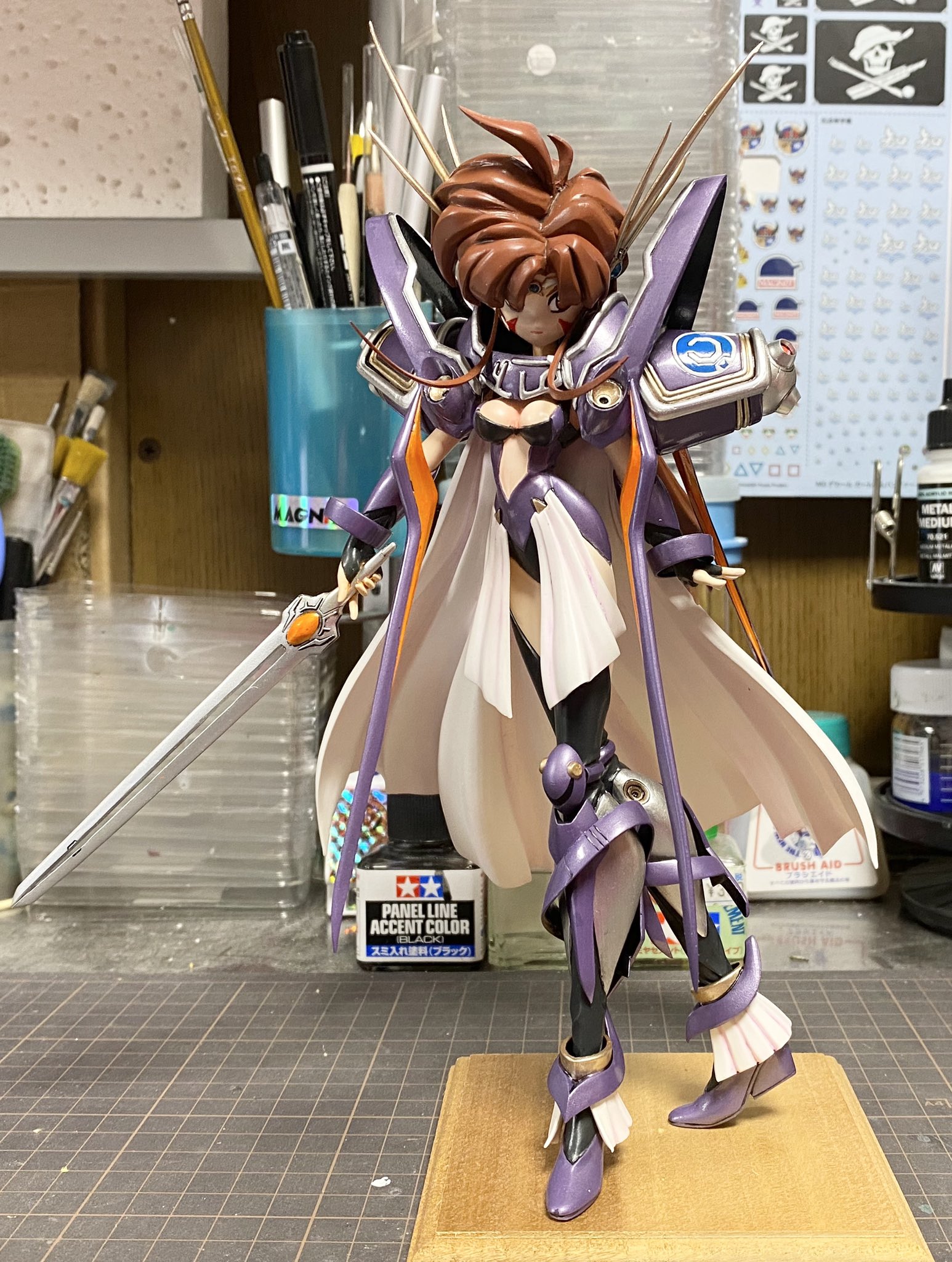 銀河お嬢様伝説ユナ2/1:8六本木の舞ガレージキットレジン 銀河お嬢様伝説ユナ2/1:8六本木の舞ガレージキットレジン