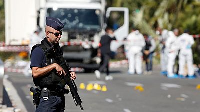 CatholicArena's tweet photo. The Catholic woman beheaded while she attended Mass this morning in Nice, France was in her 70s. 

The terrorist shouted 'Allahu Akbar' before beheading her and another Catholic, before then stabbing another Catholic to death. https://t.co/SxlkwAs0nP