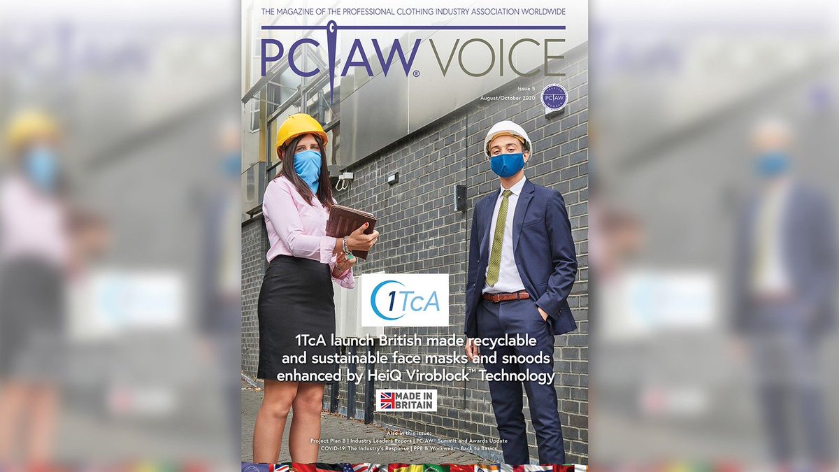 thepciaw's tweet photo. Curious about the industry's response to Covid-19? We spoke to @MillikenandCo, @Calvelex, @CobmexApparel, #WLGore, @INVISTA, @carrtextiles, @tibarduniforms, @PULSAR_UK and @KLOPMAN to hear their thoughts!
Check it out on pages 34-49 @ https://t.co/DXeKznM1uy!
#pciaw #covid19 https://t.co/6oP9eao8QZ