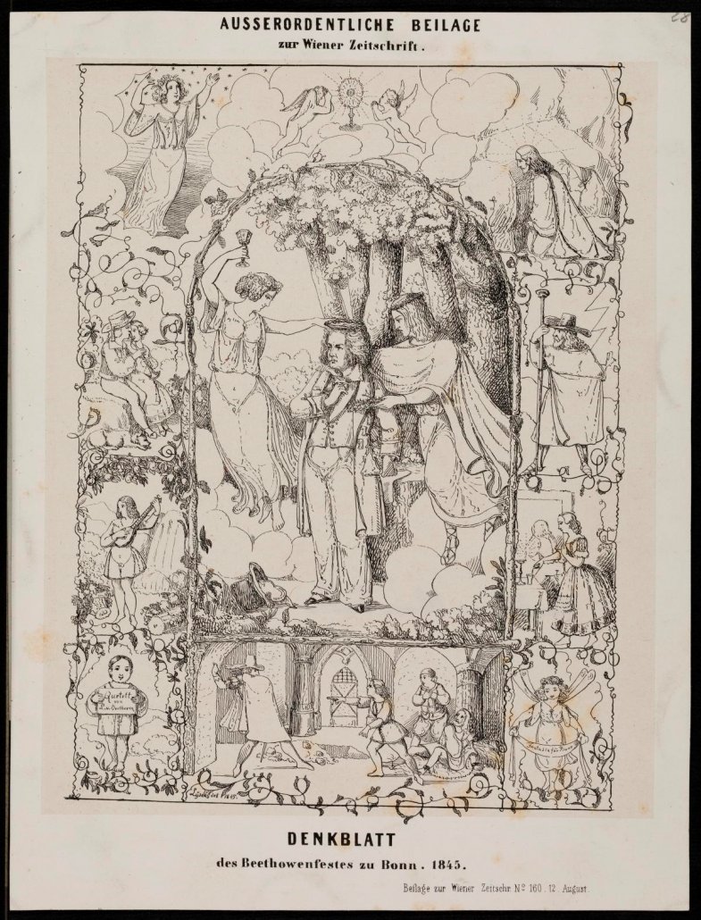 OrpheusL's tweet photo. #BeethovenImages Day No.303
- Johann Peter #Lyser (1804–1870)
- Commemorative sheet on the occasion of the #Beethoven #Festival in #Bonn (1845)
#Beethoven2020 #Beethoven250 #BeethovenYear #October29 https://t.co/z3rTUWffmN