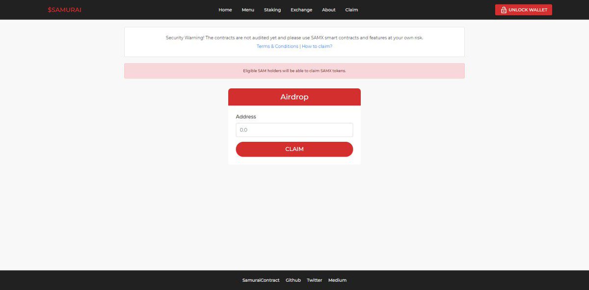 Samurai Tokens tweet media