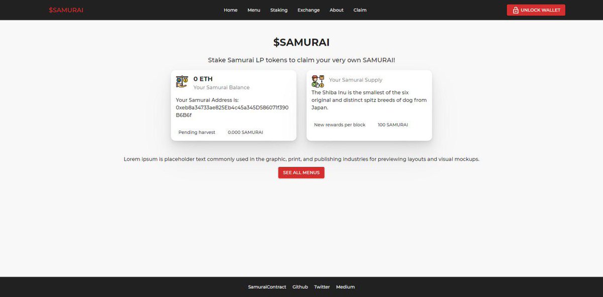 Samurai Tokens tweet media