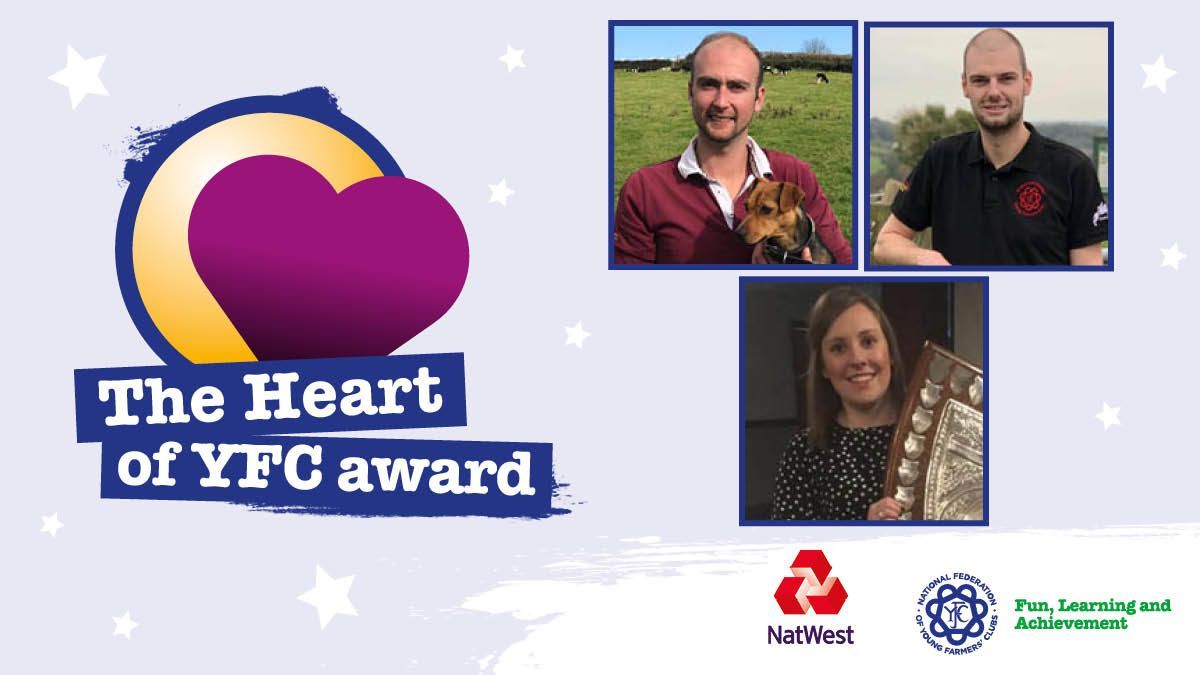 NFYFC's tweet photo. We've had more than 1,000 votes for the Heart of YFC Award finalists so far! Last chance today to vote for your favourite. Voting closes at midday – https://t.co/GmYzBxrPGJ @NatWestComm #NationalYoungFarmersWeek
@DorsetYFC @SomersetYFC @codurhamyfc https://t.co/KGsYBoQ44U