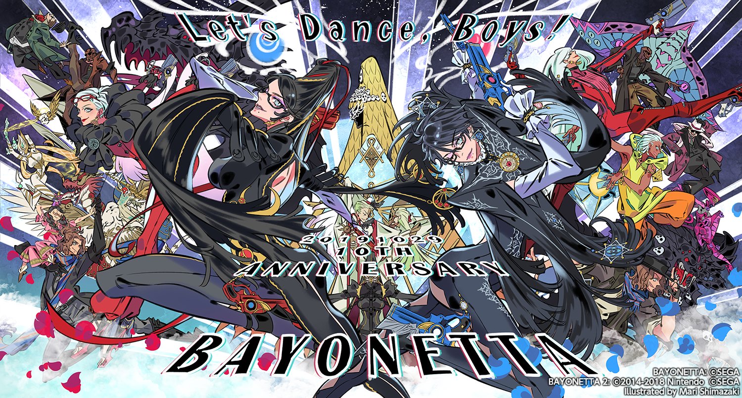 島崎麻里 Bayonetta 発売 09年 から11周年の日とな ゾロメだけど何も仕込めなかったので 去年10周年の時の絵