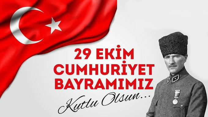 "CUMHURİYETİ BİZ KURDUK, ONU YÜKSELTECEK VE YAŞATACAK SİZSİNİZ.'' -MUSTAFA KEMAL ATATÜRK 

#Atamİzindeyiz #CumhuriyetBiziz