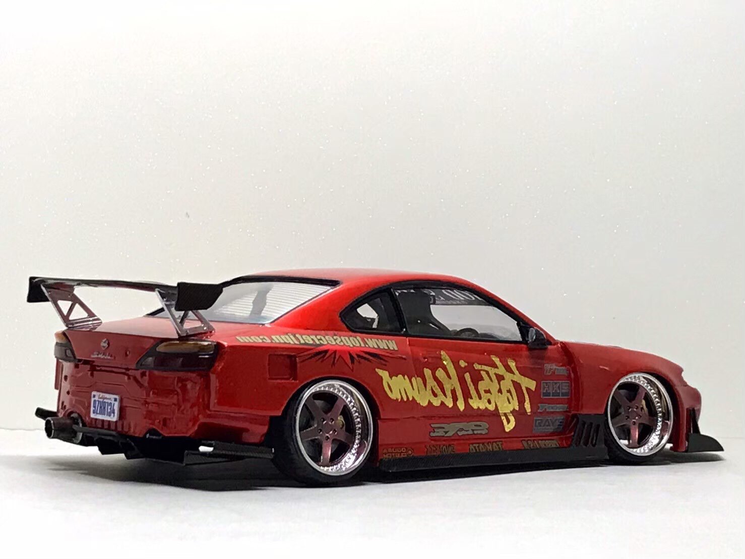 百色塗装店 Godspeed Rx7fd3s タミヤのキットに青島の雨宮パーツを移植してtcpmagicエアロをなんとなーく自作 完成後しばらくしてトランスキットが出てきて悲しくなったけどまぁまぁ気に入ってます エンジンはvマウント Godspeedのリーダー車両です