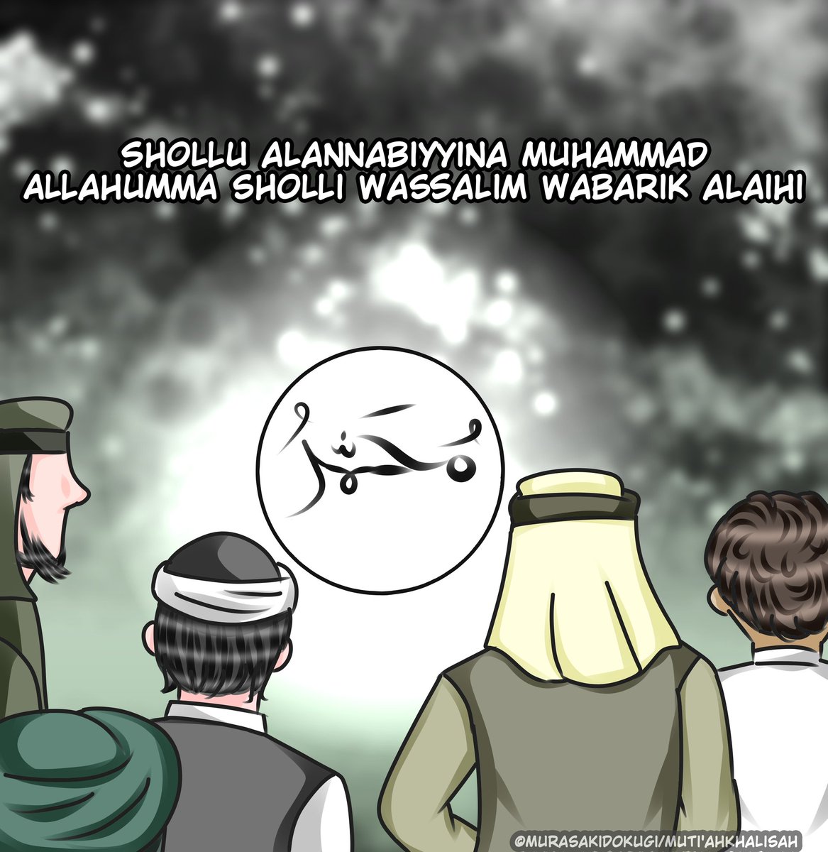 mutiah_khalisah's tweet photo. Sholawatul alannabiyyina Muhammad. Peace be upon you, Rasulullah SAW. #maulidnabi #muhammadﷺ #maulidnabimuhammadsaw #prophetmuhammadﷺ #islam #muslim #prophet #Allahmessenger https://t.co/awNBncpRjN