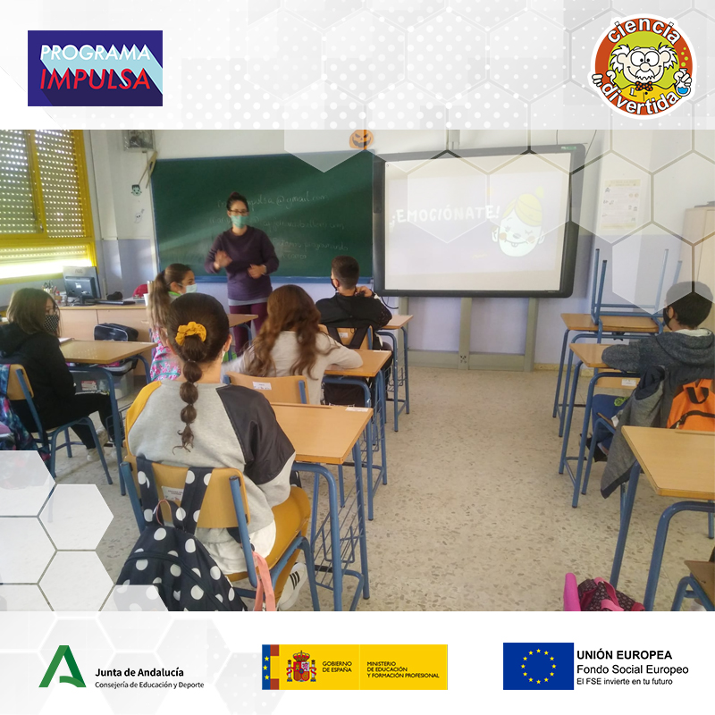 CD_SEVILLA's tweet photo. Durante este 1er trimestre estaremos en el CEIP Fernán Caballero, Dos Hermanas, enseñando Hábitos Saludables y Educación Emocional al alumnado de 5º y 6º a través de nuevas herramientas tecnológicas y divertidas actividades. #cienciadivertida #programaimpulsa #habitossaludables https://t.co/cYtg82UGyp