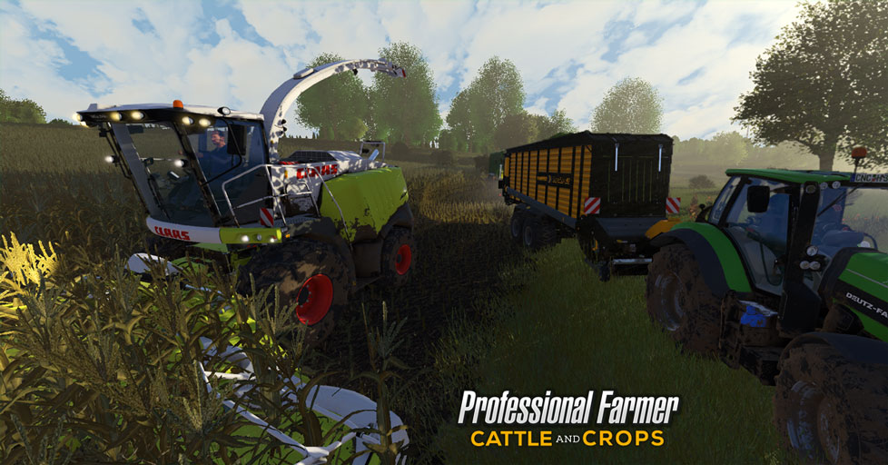 Professional Farmer: Cattle and Crops owns an extensive vehicle fleet. Which vehicles do you already have, or which machine are you particularly proud of? Please send us a screenshot!