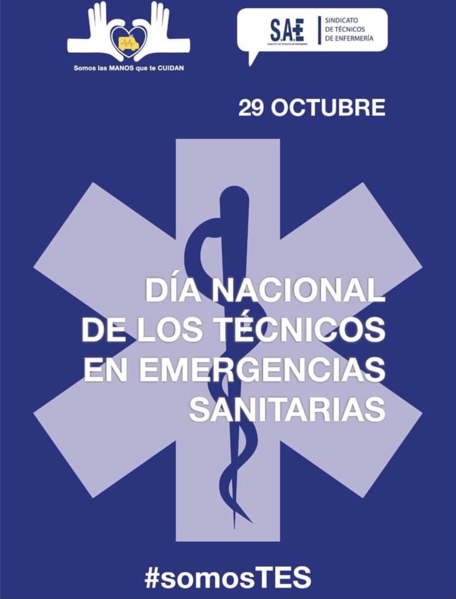 julymed08's tweet photo. Ellos también necesitan el reconocimiento laboral para la función que hacen, que no es otra que salvar vidas.
Donde hay un TES, habrá manos que salven vidas!!!.
Mi reconocimiento y mi voz la tenéis, porque sois imprescindibles.
#TESVISIBLE #somosTES https://t.co/PuT6slcaXV