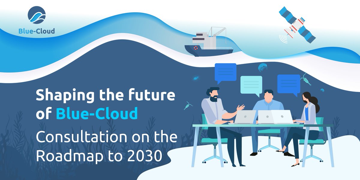 The @BlueCloudEU project - an open cyberspace to advance #Ocean research - is inviting stakeholders to actively take part in the development of the #BlueCloud Roadmap to 2030: blue-cloud.org/form/blue-clou…
#EUGreenDeal #DigitalTwinOcean #BlueEconomy #OurOcean #OceanDecade