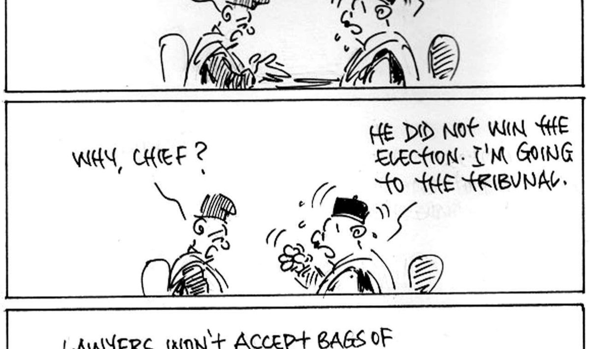 GuardianNigeria's tweet image. #CARTOON: Food for Thought⁣ #Palliatives #Sarcasm #Pandemic #Lampoon #EditorialIllustration #EditorialCartoon #Sketch #Cartoon #NextLevel #Change #Government #Corruption #Politics #Nigeria #TheGuardianNg guardian.ng/opinion/food-f…