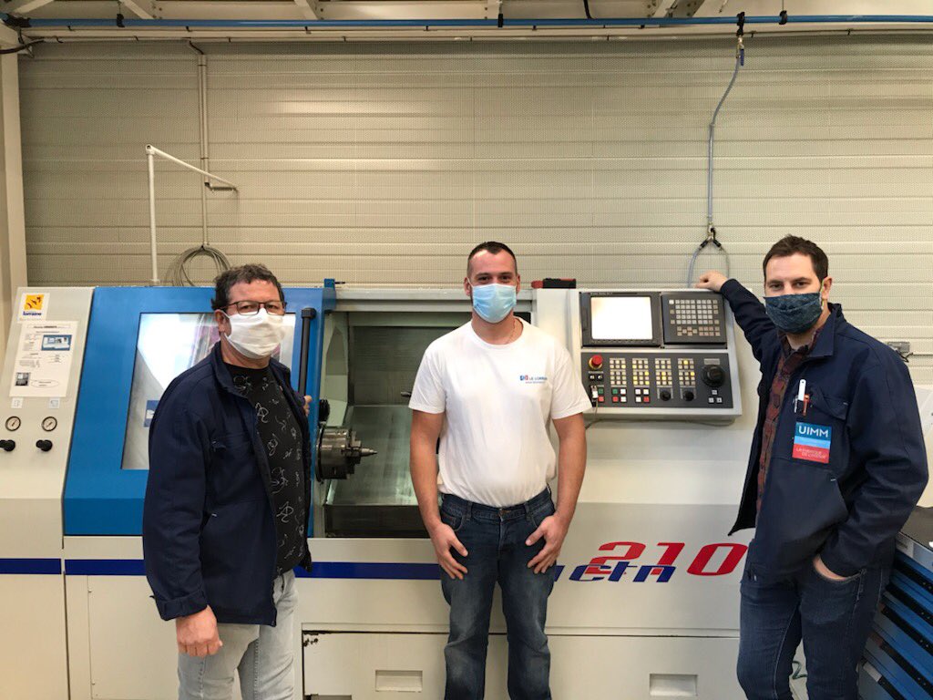 LeLorrain_Hpx's tweet photo. In business, what’s dangerous is not to evolve, at Le Lorrain 🇫🇷 we’re thinking about tomorrow. 

That’s why Loïc is following a CNC machine tool set-up operation training at UIMM Lorraine to learn how to stabilize a production. 🤖 

#welding   #madeinfrance  #training https://t.co/YnwLINxOJy