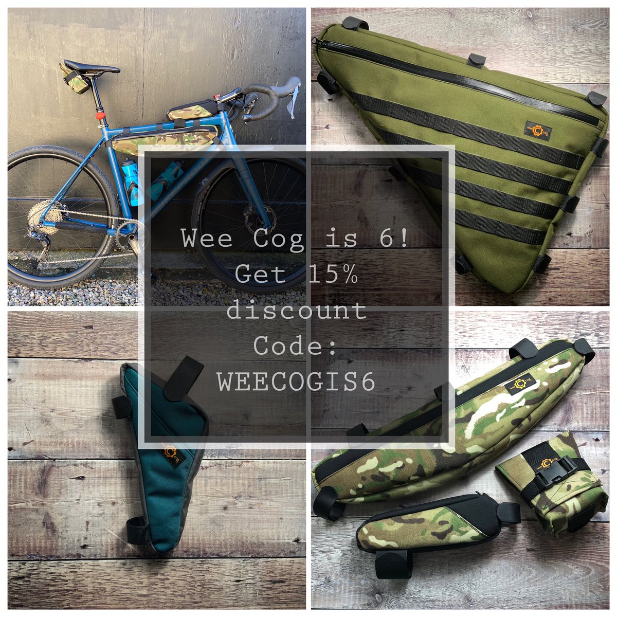 weecog's tweet image. Birthday time! Have 15% discount, code WEECOGIS6 (bundles not included)... weecog.co.uk #STpremier #mtb #mtbuk #cycling #cyclinguk