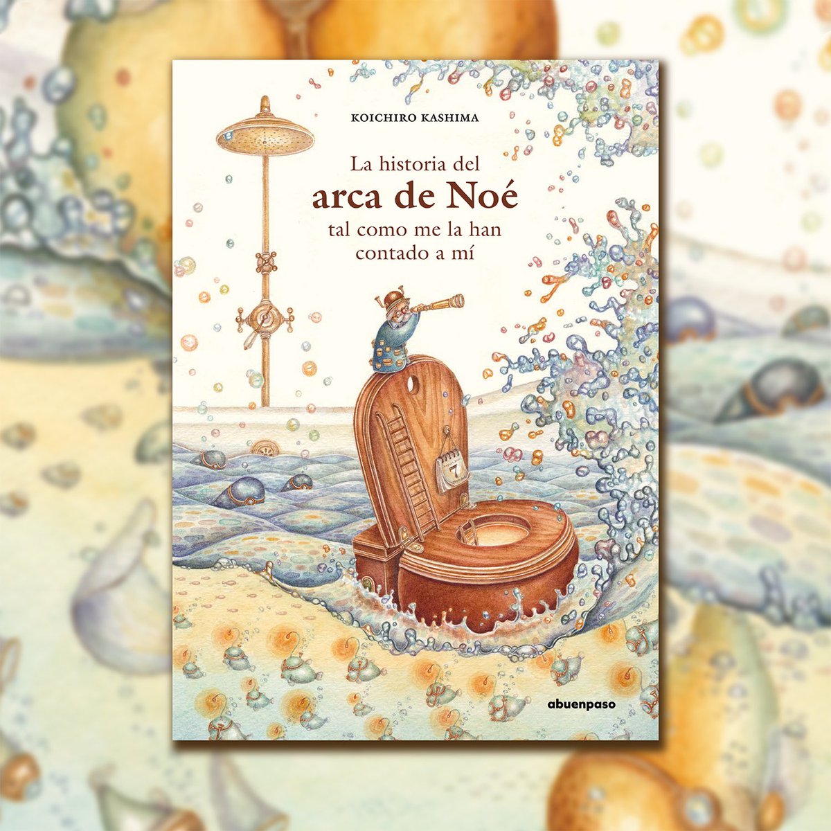 RT!!
一昨日は新作絵本の発売日でした!🇪🇸
もうスペインの本屋さんで並んでます!
.
この絵本は『ノアの方舟』のお話しをベースに書いたのですが、舞台は家のバスタブの中で、ノアが造る方舟はトイレの形をしています。ストーリーも普通のノアの方舟ではありません!本当に最高の絵本ができました!🛁 
