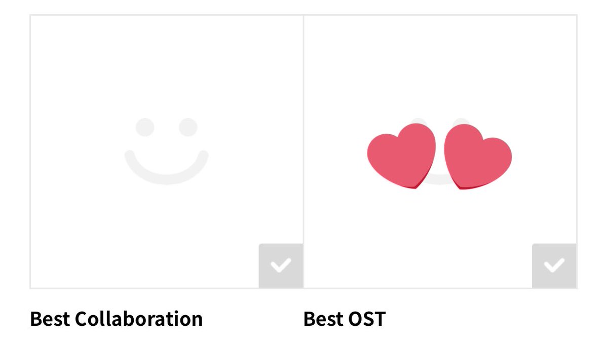 5. You need to vote for Best Song Of the Year and Best Artist of the year first and then you can vote for the BEST OST.