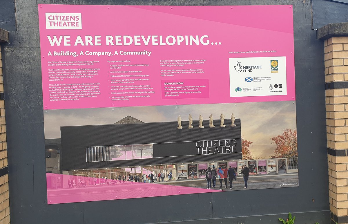kierconstruct's tweet photo. 🎭 Fantastic new hoarding has been installed at our project the @citizenstheatre in Glasgow
For more information on the project please click https://t.co/dlPtZiWss8 🎭
#citz https://t.co/T0bUAIF0lU