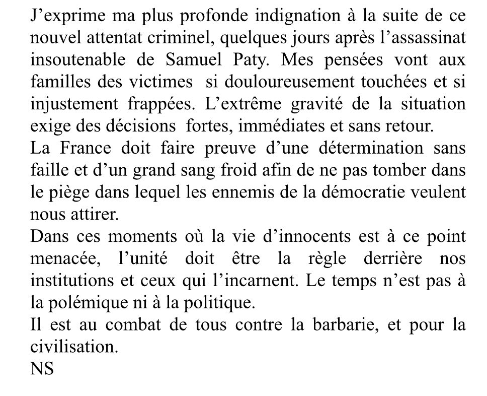 Nicolas Sarkozy tweet media