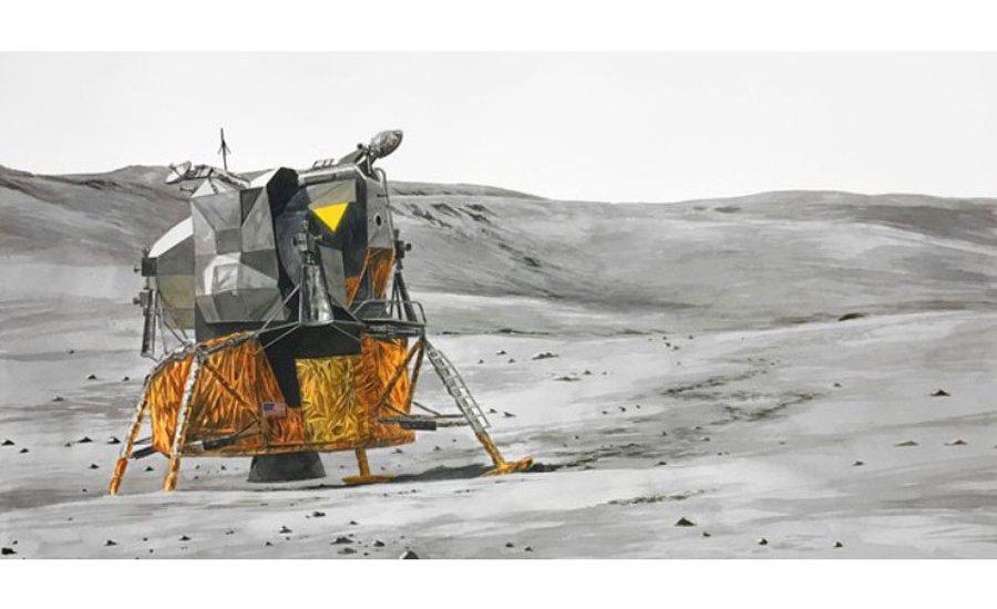 phaidonpress's tweet photo. In the week NASA found water on the moon see moon-related artworks by #thomasbroadbent #hernanbas #betinasamaia #susanhiller and others @artspace https://t.co/o75cKu1IFv https://t.co/lrymIW9Dtn
