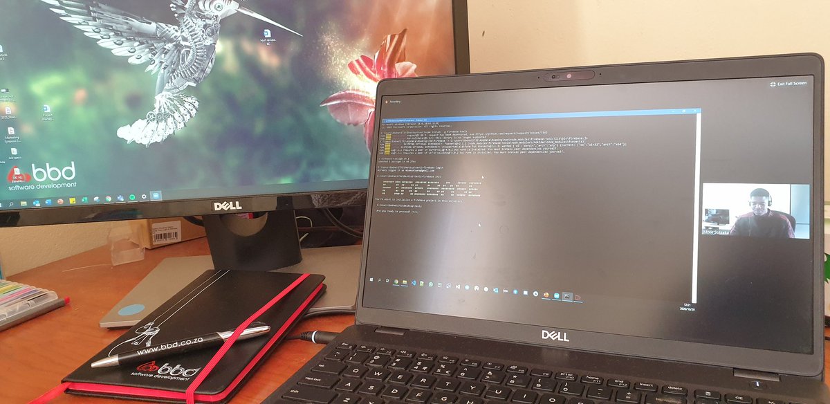 Margaritamojo's tweet photo. Today's #TechAways featuring some playing in #Firebase for #WebApp deployment. Nice one @bbdatc @bbdsoftware https://t.co/dwgrLGTu9z