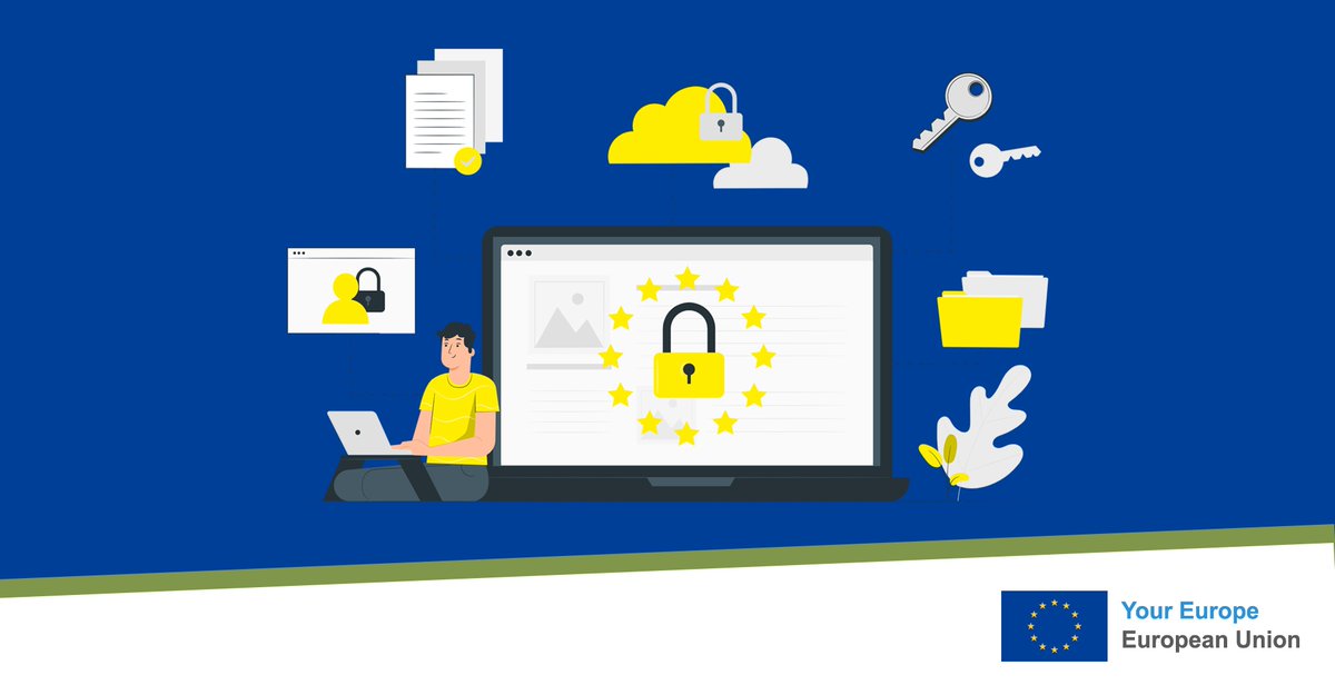 Today is #InternetDay! Remember your #OnlineData is protected by strict rules in the EU: 1️You need to give consent for data processing; 2️You can access and edit your information later, and 3️You can withdraw your consent at any time. More info here 👇 bit.ly/DataProtection…