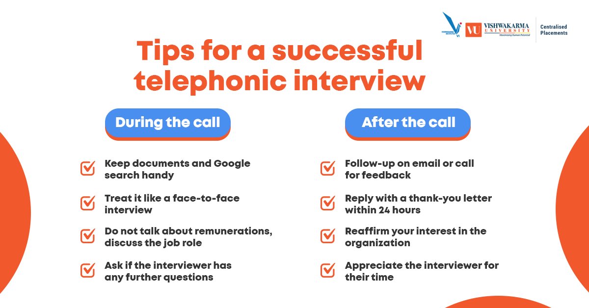 VIPlacements's tweet photo. #Telephonicinterview plays a major part in candidate selection and is the first direct verbal #communication with the #recruiter. As a #jobseeker leaving a strong impression and staying on top of the hiring manager’s mind during and after the call is the key to #success. 
#tips https://t.co/MZprwmVCet