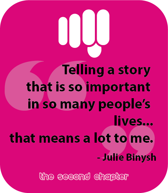 slacklineprodu2's tweet image. On The Second Chapter podcast, we chat w/ women who have changed their careers after 35. 

For our 1st ever episode of #thesecondchapter, @muffydoore spoke w/ sex therapist turned actor Julie Binysh (@joolsbb).

Listen here: anchor.fm/thesecondchapt…

#wildwomenunite #weareviable