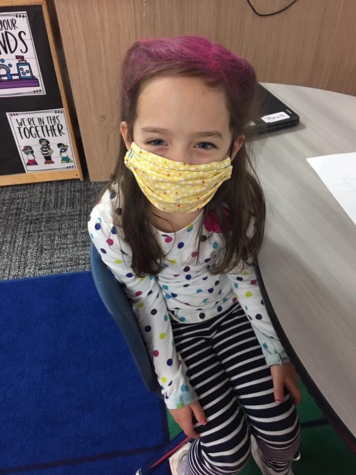 Wacky hair day at Skaggs!