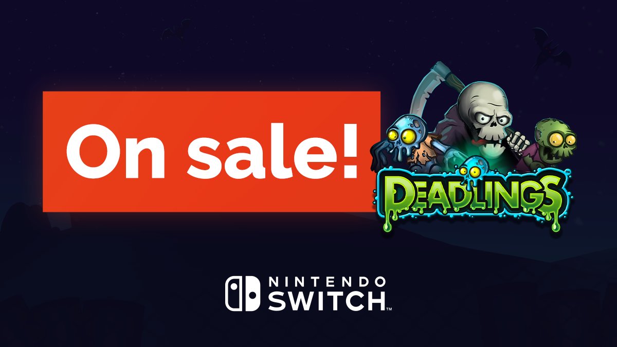 deadlingsswitch's tweet photo. 🦇 The Halloween Sale is here and Deadlings for #NintendoSwitch is available at a discount to celebrate the spooky season 🧟 

Save 90% on Project Deadlings until November 1 (America) or 80% until November 8 (Europe). 

Buy Now: https://t.co/4Y7wBT0lU8 https://t.co/kwafsnqD9O