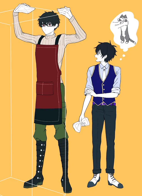 掃除レノ 長  #まほやく_FA 