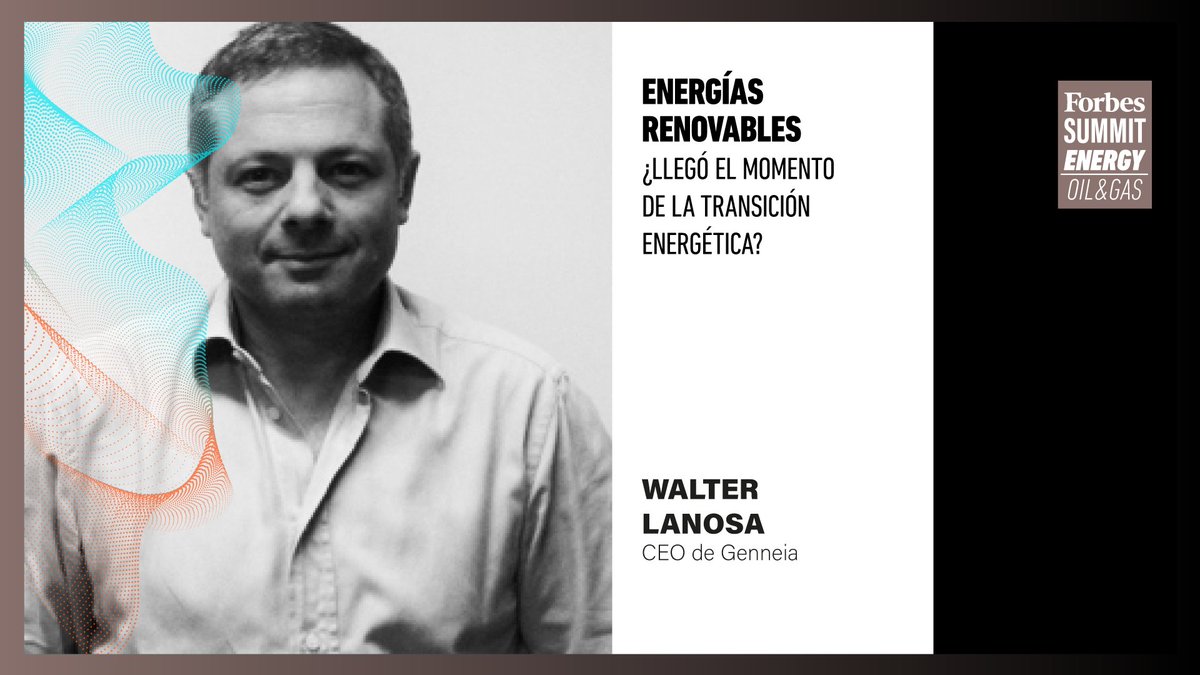 forbesargentina's tweet photo. Walter Lanosa, CEO de Genneia, en #ForbesEnergy: "Antes de salir a buscar financiamiento, necesitamos que se estabilicen las condiciones macroeconómicas y que demos señales de que vamos a honrar nuestros compromisos. La primera señal es que se respeten los contratos". https://t.co/KS3XMlRLkg
