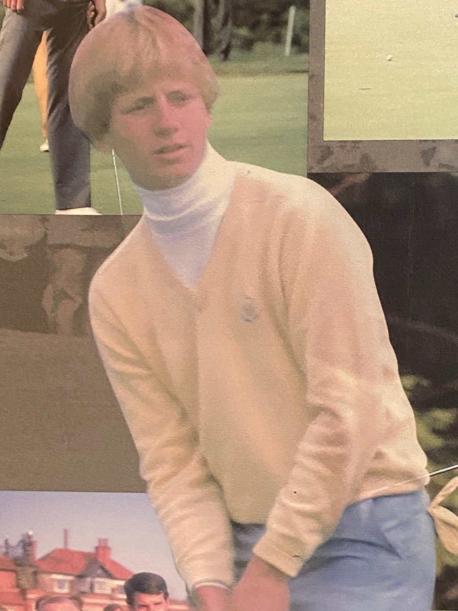 Taking it back to 1983! Walker Cup Match at Royal Liverpool... how's my hair!? bradfaxongolf.com #TBT