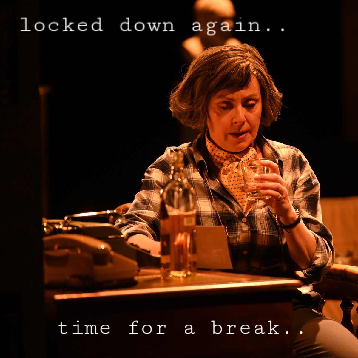 TheETF's tweet photo. Locked down again.. forced to take a break by the government's #lockdownlight but nevertheless going full force with the SECRET LIFE OF HUMANS rehearsals, that we will be opening in December! #wewillbeback #secretlifeofhumans #alwayslookonthebrightside #theenglishtheatrefrankfurt https://t.co/eAtPnGTL2S